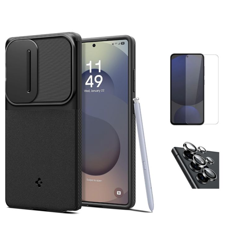 CASE OPTIK ARMOR SAMSUNG S25 ULTRA Y VIDRIOS