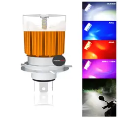 JM IMPORT - Foco Led H4 Moto Alta Baja Multicolor
