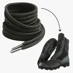 GENERICO - Pasador redondo reforzado 2m 2pares para botín borceguie