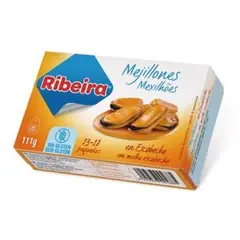 GOURMET 117 - CONSERVA DE MEJILLONES EN ESCABECHE 1318 SIN GLUTEN - 111G