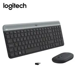 LOGITECH - TECLADO + MOUSE MK470 WIRELESS SLIM USB BLACK