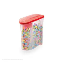 POLINPLAST - Dispensador Madrid N° 3 Transparente con Tapa Hermética