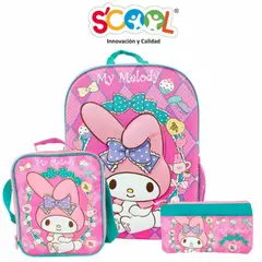 GENERICO - Set Mochila+Lonchera+Cartuchera