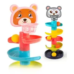 GENERICO - Juego didactico interactivo - Tobogán pelota - 5 pisos