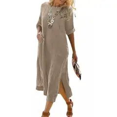 GIOIO - Vestido Mujer Beige