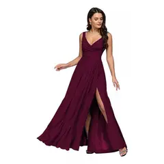 GIOIO - Vestido de fiesta Mujer Rojo