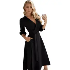 GIOIO - Vestido Mujer Negro