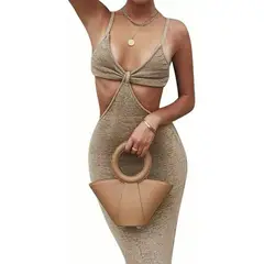 GIOIO - Vestido Mujer Caqui