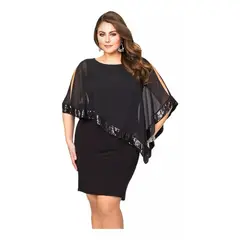 GIOIO - Vestido de fiesta Mujer Negro