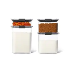 RUBBERMAID - Set de 4 herméticos Tritan 1994251