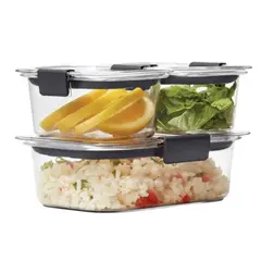 Rubbermaid - Set de 3 herméticos Tritan 2025903