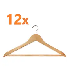 GENERICO - Pack x12 ganchos para ropa perchas colgadores organizadores