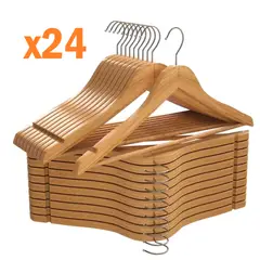 GENERICO - Pack x24 ganchos para ropa perchas colgadores organizadores