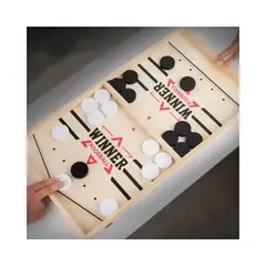 GENERICO - Juego de Mesa Hockey con Catapulta Diversión Familiar