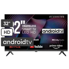 BLACKLINE - Televisor 32” HD Smart TV BL-TV32HEG5F4PE