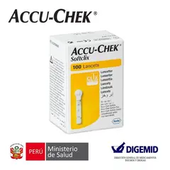 ACCU CHEK - Lanceta Softclix - 100 unid