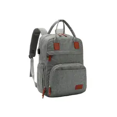 CARESTINO - Mochila Maternal Boston Gris