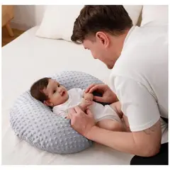 GENERICO - Almohada Y Posicionador De Lactancia Plomo