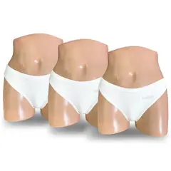 MONINA - Pack x3 Truza Bikini Blanco