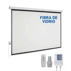 NEO DIGITAL - Pantalla ecran eléctrico fibra de vidrio 150 pulgadas 3.05x2.29m