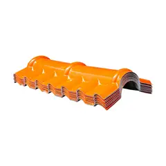 COVEMA - Cumbrera Teja Naranja 50 cm x 1.05 mts x 2.2mm