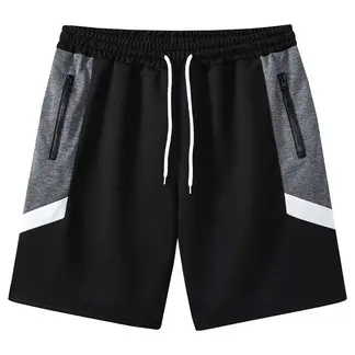 YANSUS - Short Hombre Algodon Tricolor Negro