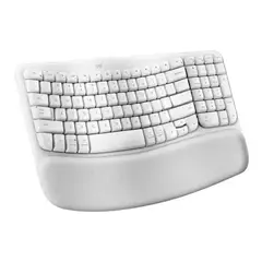 LOGITECH - TECLADO ERGO WAVE WIRELESS BOLT BT SP BLANCO