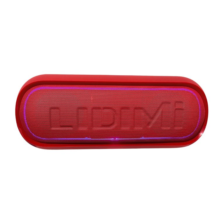 Parlante Portátil LD-S007AC Rojo de 44W con Extra Bass