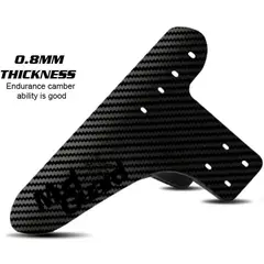 GENERICO - Tapabarros guardafango Para Bicicleta Mudguard Diseño Carbon