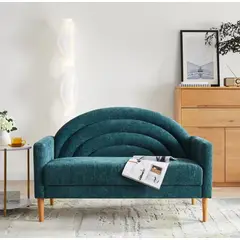 GENERICO - Sofá Arcoíris Yazmin 2 Cuerpos - Cobalto