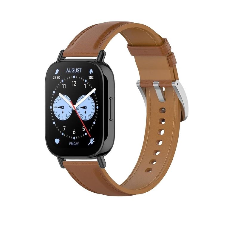 Correa de Cuero Compatible con Redmi Watch 5 Lite - Marron