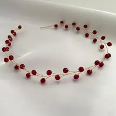 GENERICO - TIARA DIADEMA TOCADO NOVIA QUINCEAÑERA INVITADA