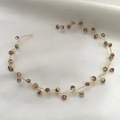 GENERICO - TIARA DIADEMA TOCADO NOVIA QUINCEAÑERA INVITADA