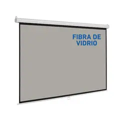 NEO DIGITAL - Pantalla Ecran Manual fibra de vidrio gris 100 Pulgadas 2.03x1.52m