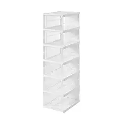 OTTOWARE - Zapatera Transparente Plegable de 6 Niveles