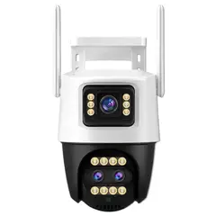 OEM - Cámara de Seguridad para Exterior Wifi Doble Lente 360° Full HD SANCI SC-CA1025