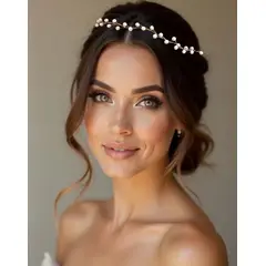 GENERICO - TIARA DIADEMA TOCADO NOVIA QUINCEAÑERA INVITADA