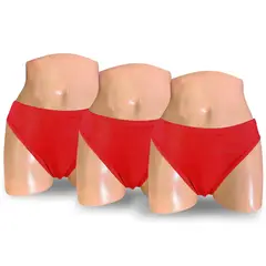 MONINA - Pack x3 Truza Bikini Rojo