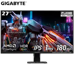 GIGABYTE - Monitor Gaming GS27FA 27 Full HD SS IPS 1ms 180hz HDR