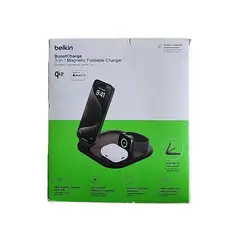 BELKIN - Cargador inalámbrico plegable 3 en 1 15W Qi2