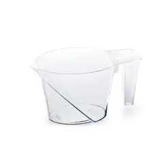 POLINPLAST - Jarra Escalonada N° 1 Transparente 1L con Medidas