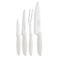 TRAMONTINA - Juego Cuchillos X4 Pz Plenus Blanco -
