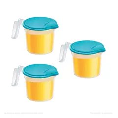 POLINPLAST - Set de 3 Jarras Medidoras Polin N° 0.25 Transparente