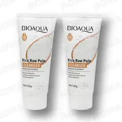 BIOAQUA - PACK 2 LIMPIADOR FACIAL DE ARROZ 200G