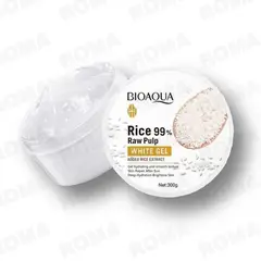 BIOAQUA - GEL HIDRATANTE Y REPARADOR FACIAL DE ARROZ 300G