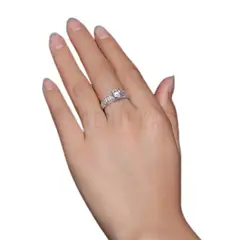 GENERICO - Aro Compromiso Shiny Deluxe Bañado18K Aniversario San Valentín Genieka