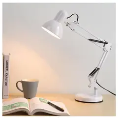 GENERICO - LÁMPARA DE INGENIEROS PARA ESCRITOTORIO a CORRIENTE Blanco