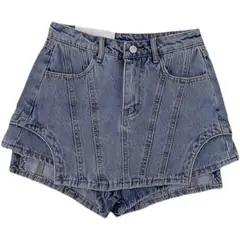 BENCUS JEANS - Falda Short Corta Mujer Mía