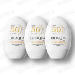 BIOAQUA - PACK 3 PROTECTOR SOLAR HIDRATANTE SPF50 150G