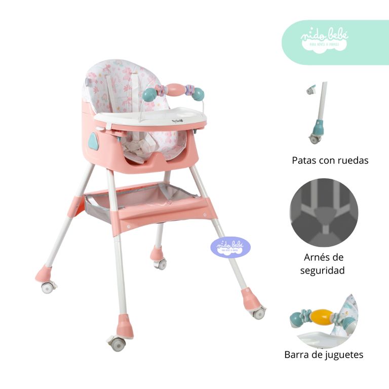 Silla de Comer de bebé modelo Cammy color melon